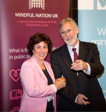 Ruby Wax and Mark Williams